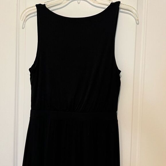 Anthropologie Maeve Women's Brianne Cowl Neck Dress Black Jersey Knit Sz. Medium - Picture 12 of 13